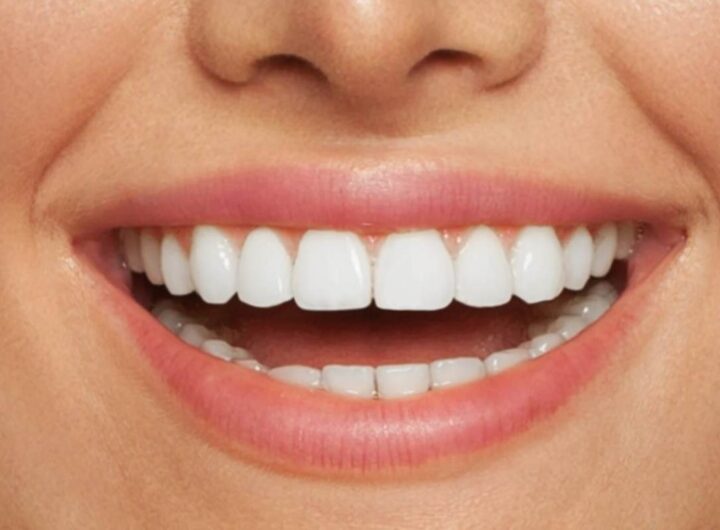 Denti bianchi così